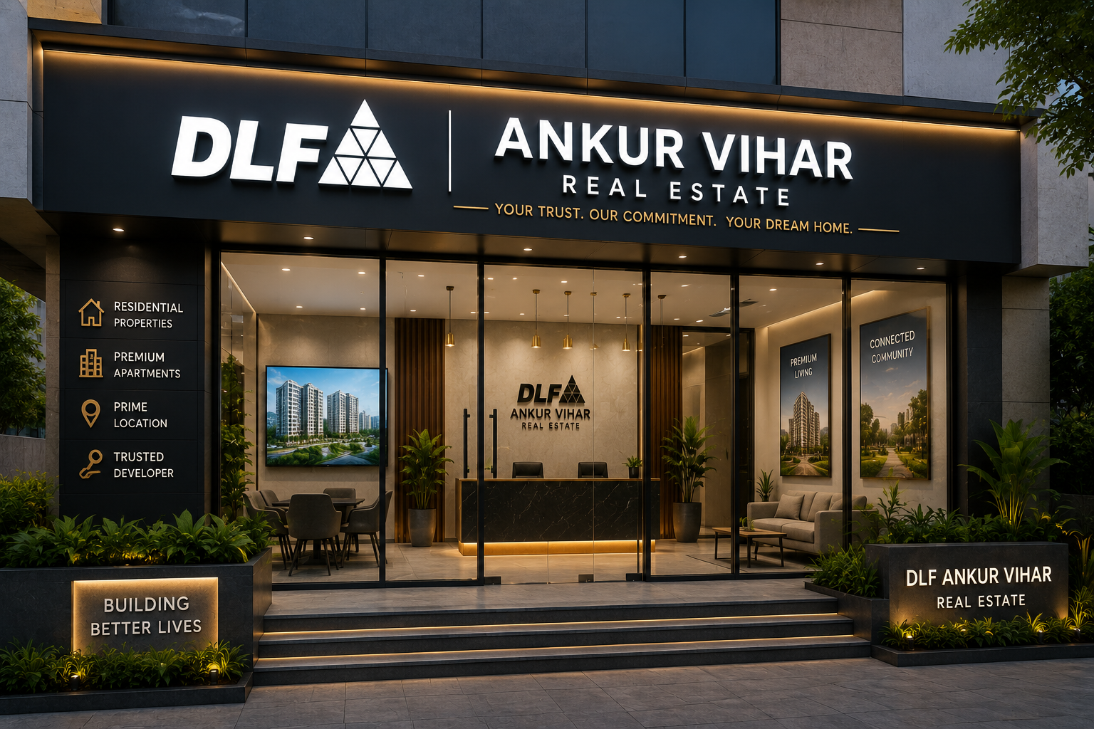 Luxury Flats in DLF Ankur Vihar