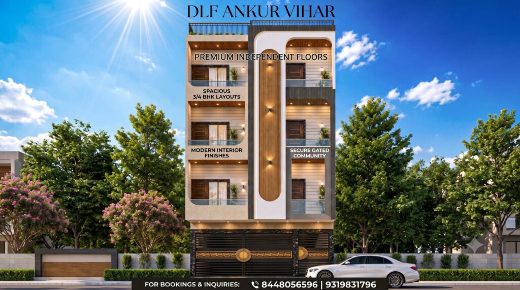 3 BHK Flat in DLF Ankur Vihar