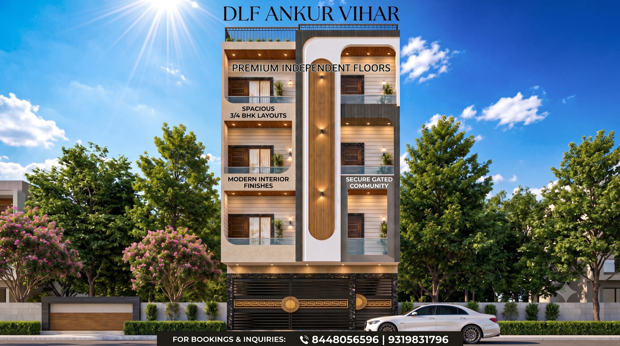 3 BHK Flat in DLF Ankur Vihar