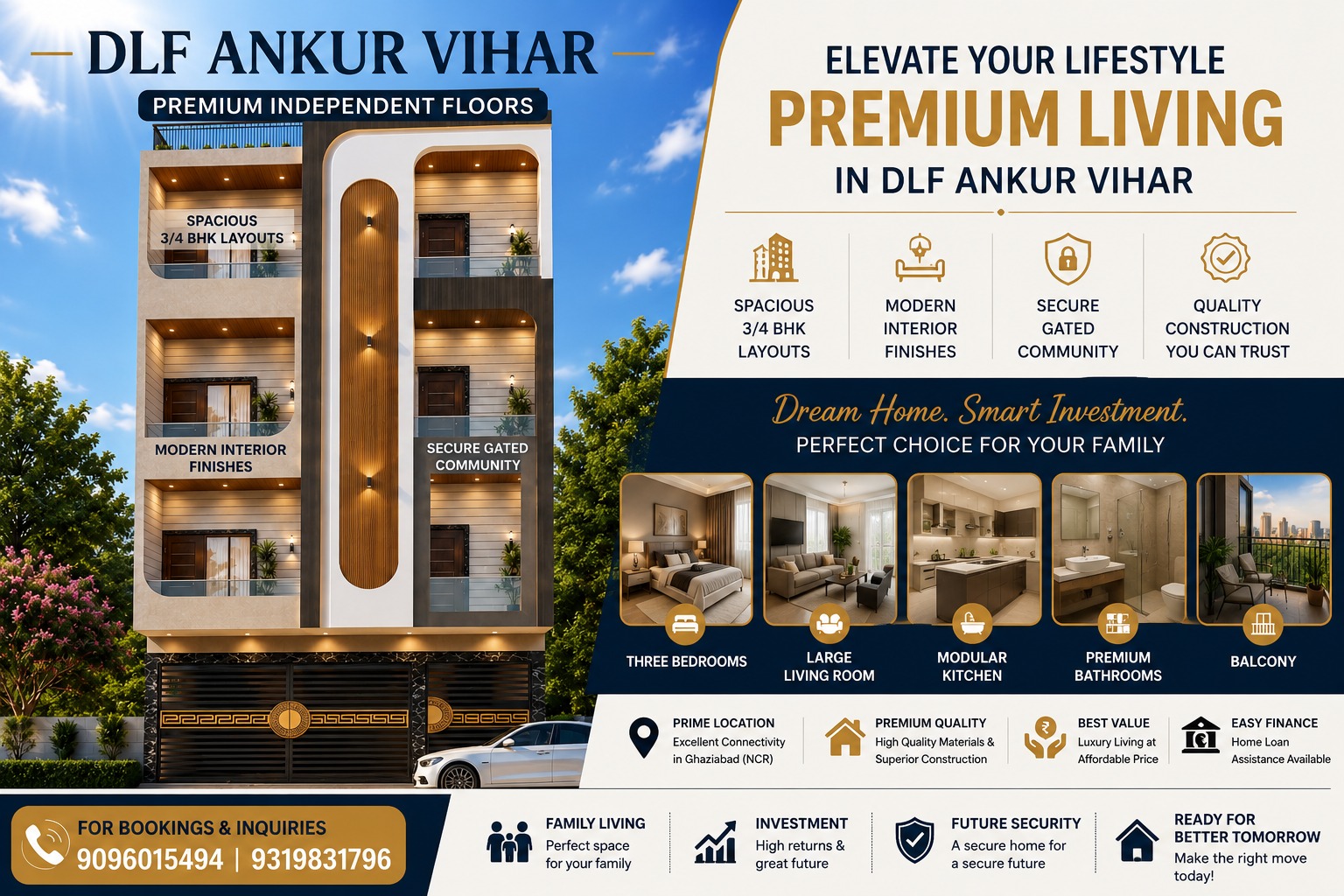 Luxury Homes Within Your Budget at DLF Ankur Vihar Venture