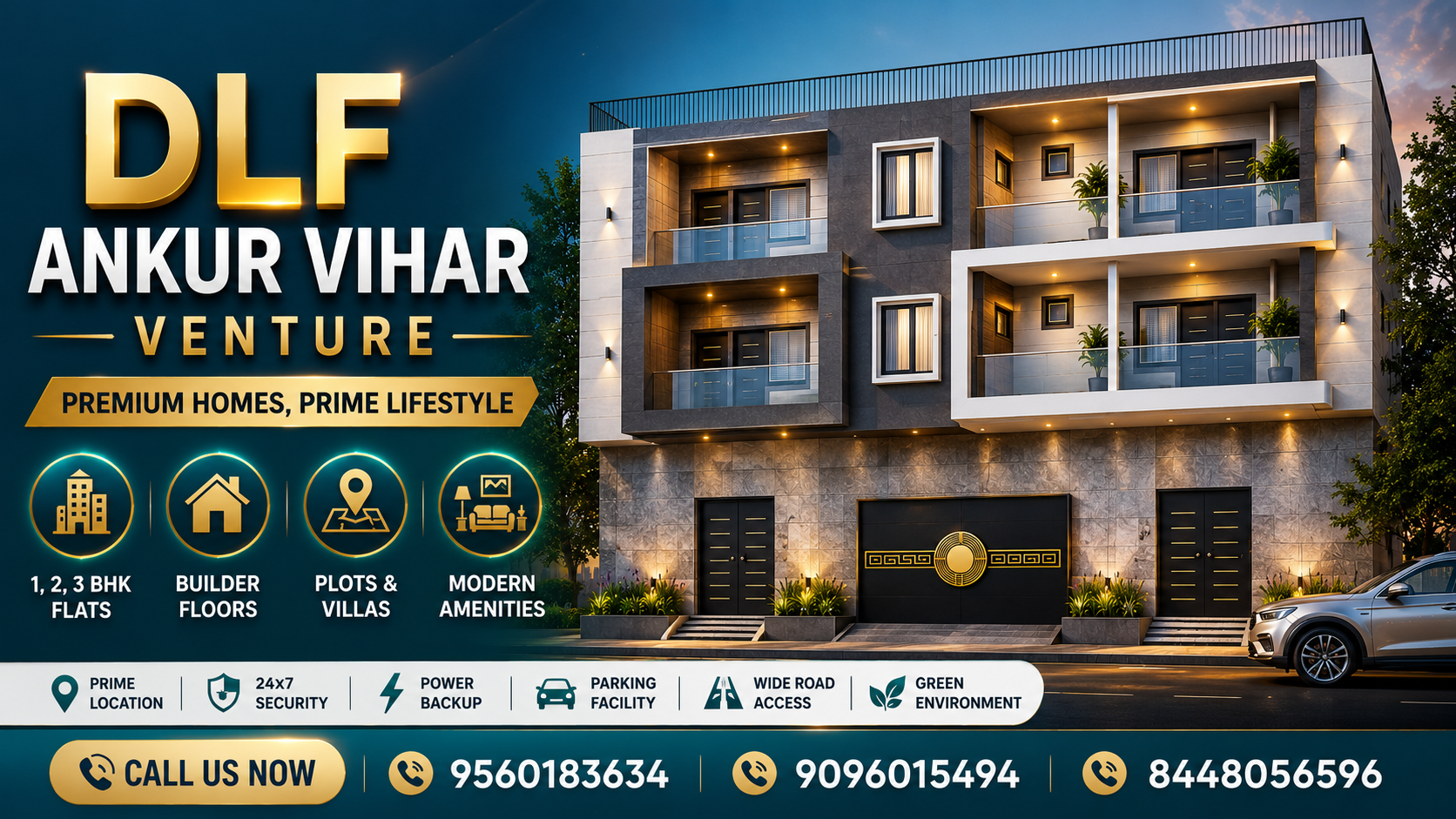Premium Flats Near Delhi Border