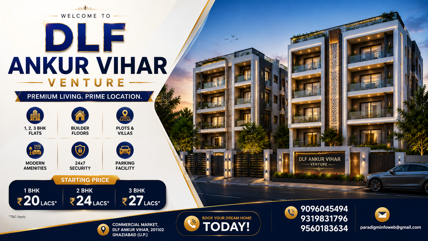 Affordable Flats in DLF Ankur Vihar Ghaziabad