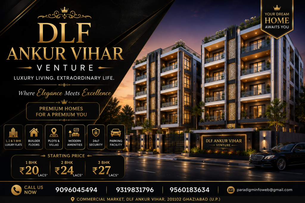 Buy Ready to Move 2 BHK Flat in DLF Ankur Vihar