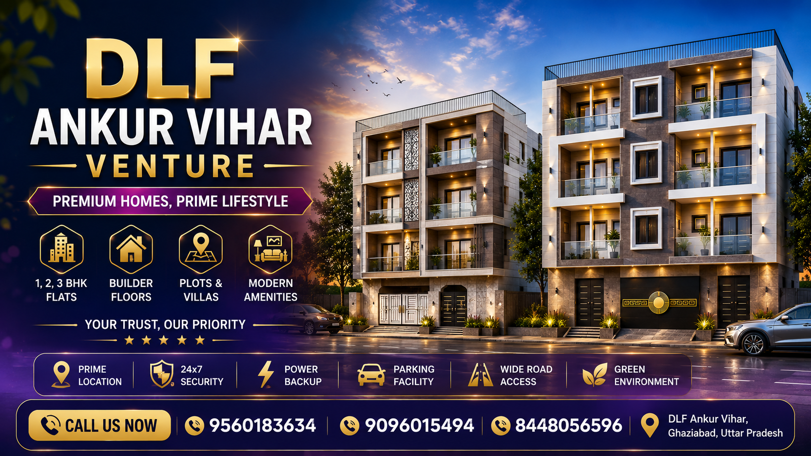 Affordable Flats Near Delhi NCR –  DLF Ankur Vihar Venture