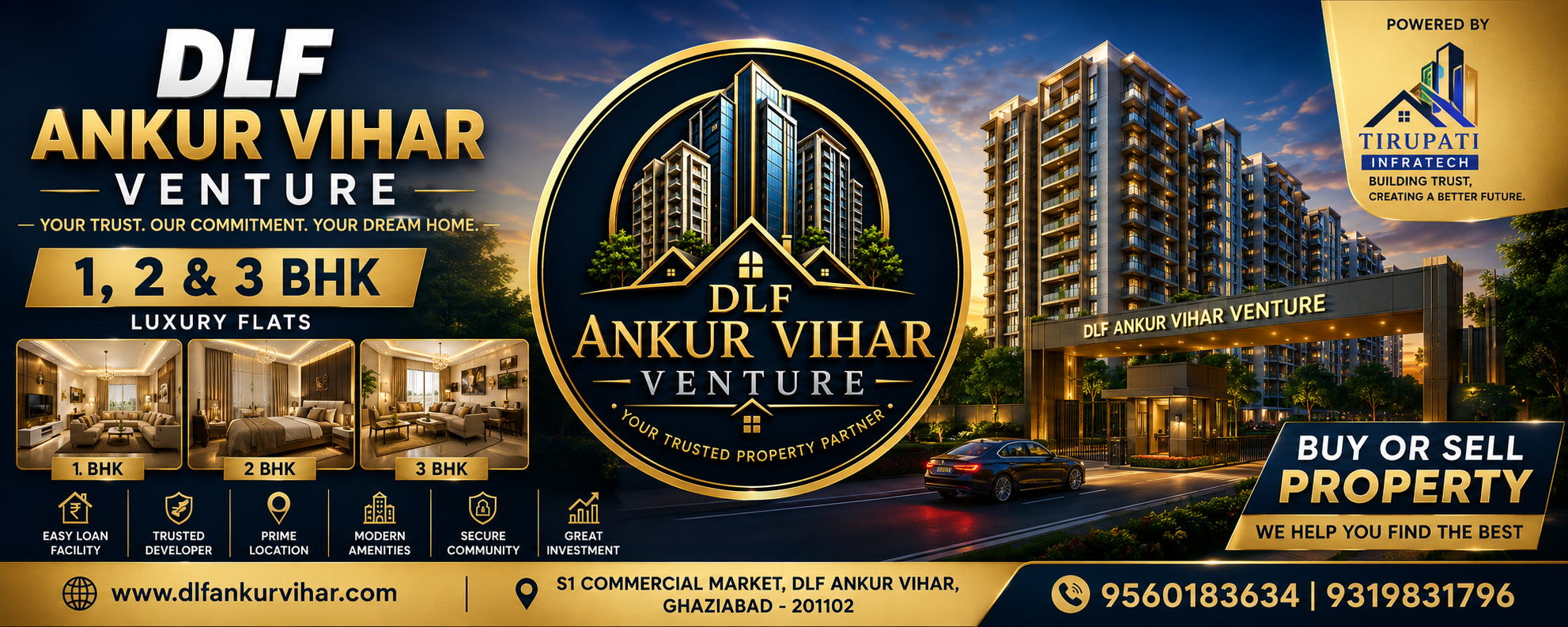 Best 2 BHK Flats in DLF Ankur Vihar