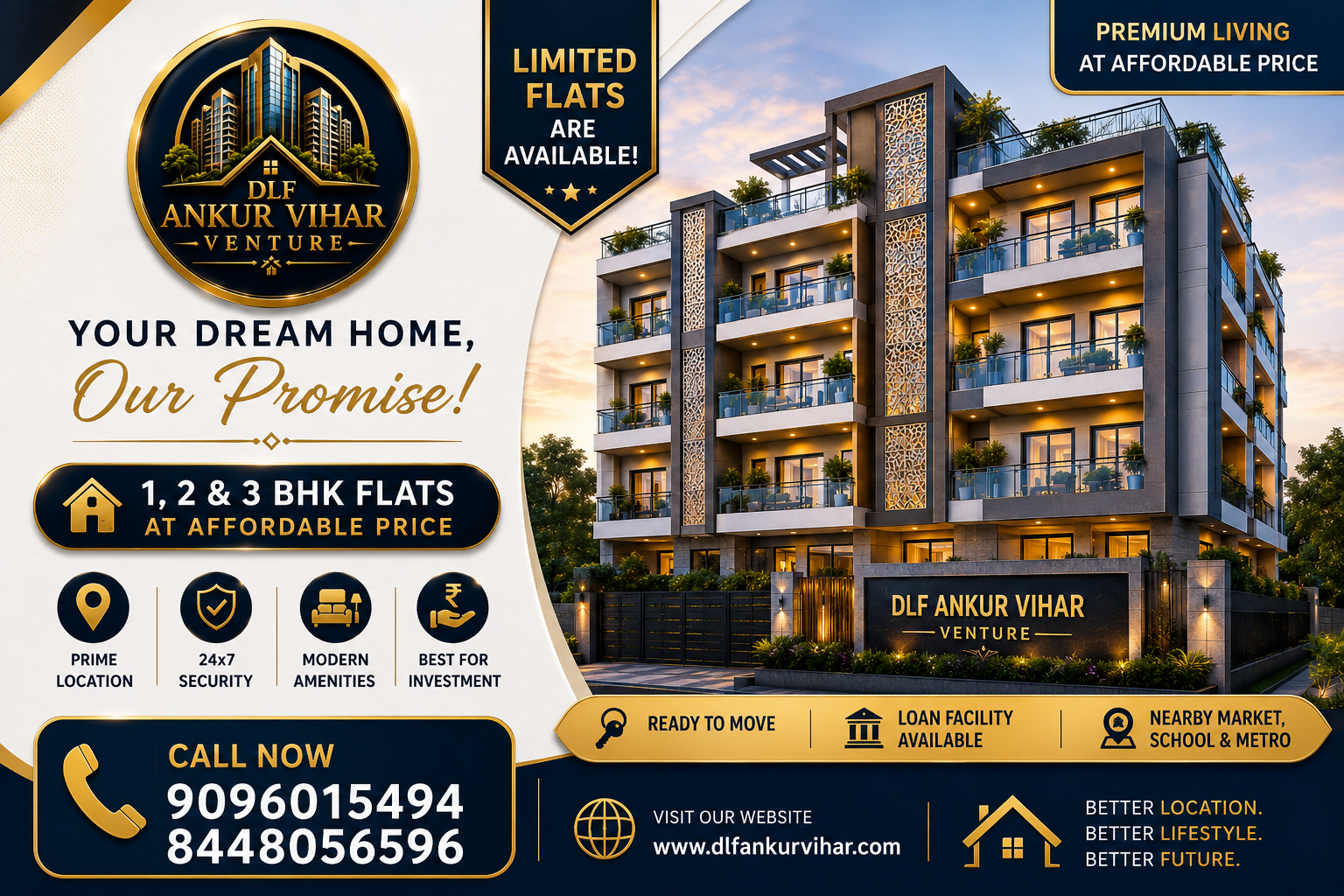 DLF Ankur Vihar Venture – ☎ 90960 15494