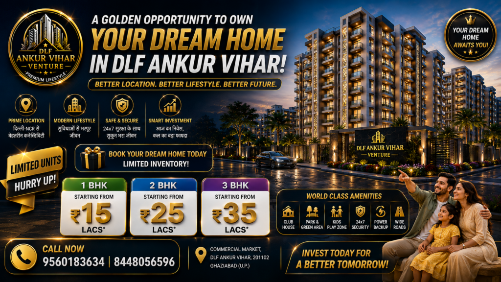 DLF Ankur Vihar Venture property dealer Ghaziabad