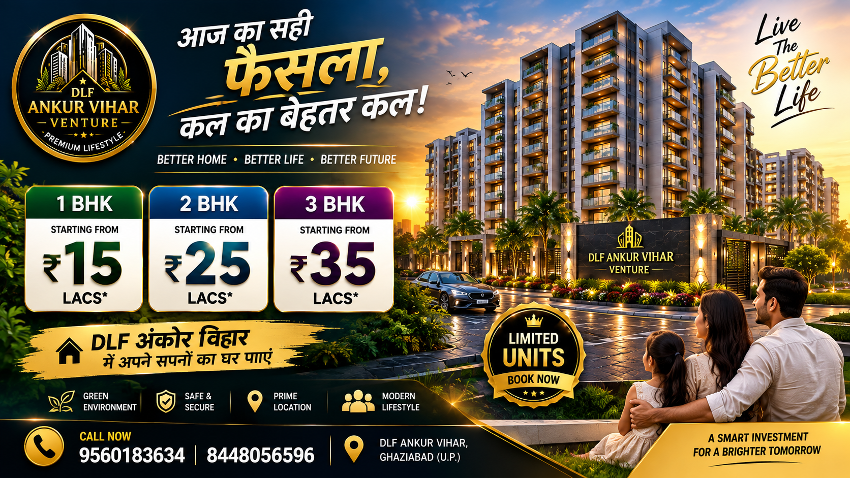Best 3 BHK Flats in DLF Ankur Vihar